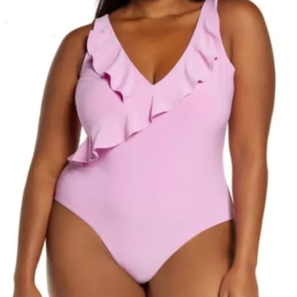 NWT LEITH Bodysuit Womens XS Ruffles Sleeveless Dainty Feminine Boho Festival - Picture 1 of 11